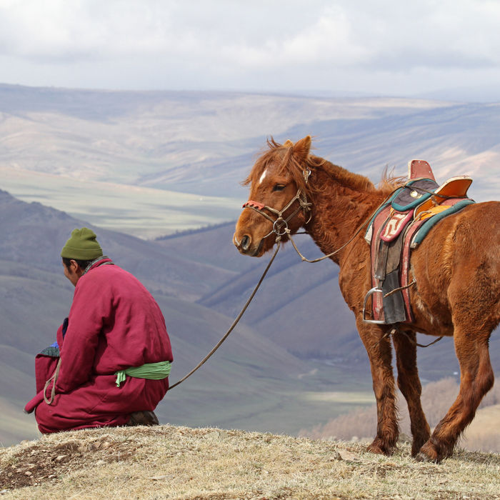 De denker, met paard. © Maarten Jacobs