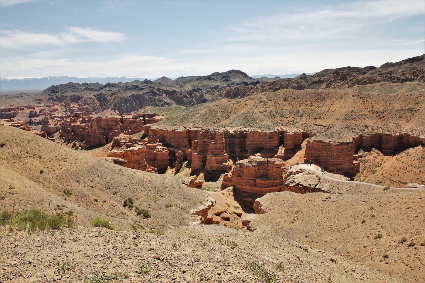 17 De Charyn canyon kent spectaculaire vergezichten. © Sabine Ongenae