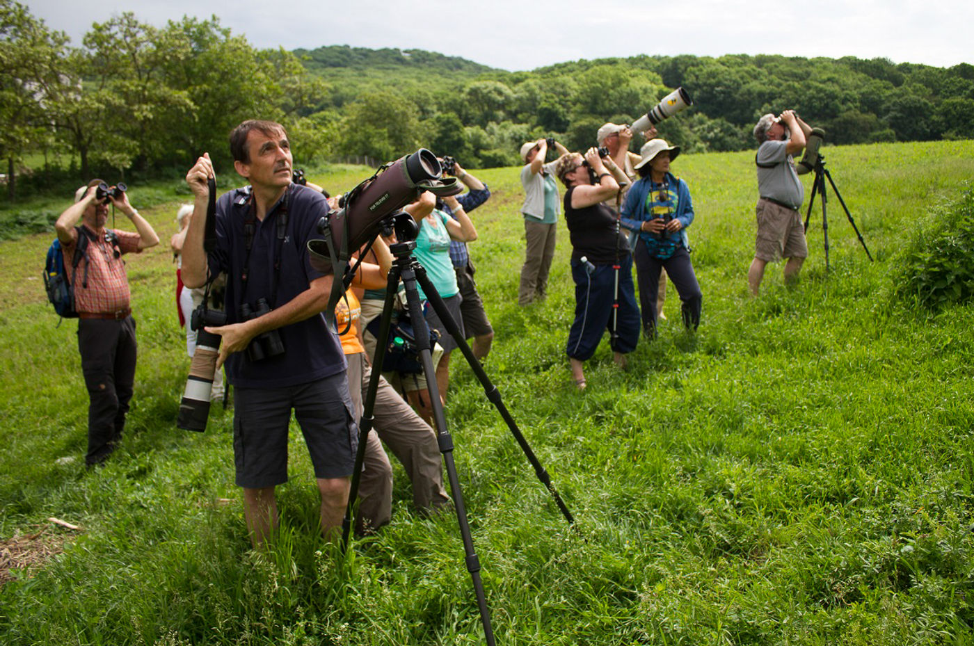 De groep heeft iets in het vizier. © STARLING reizen