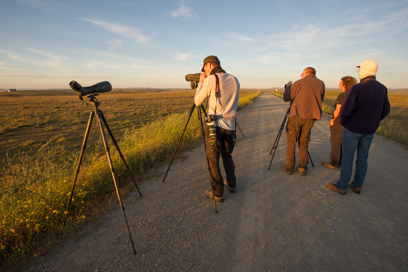 Op zoek naar steppevogels. © David 'Billy' Herman