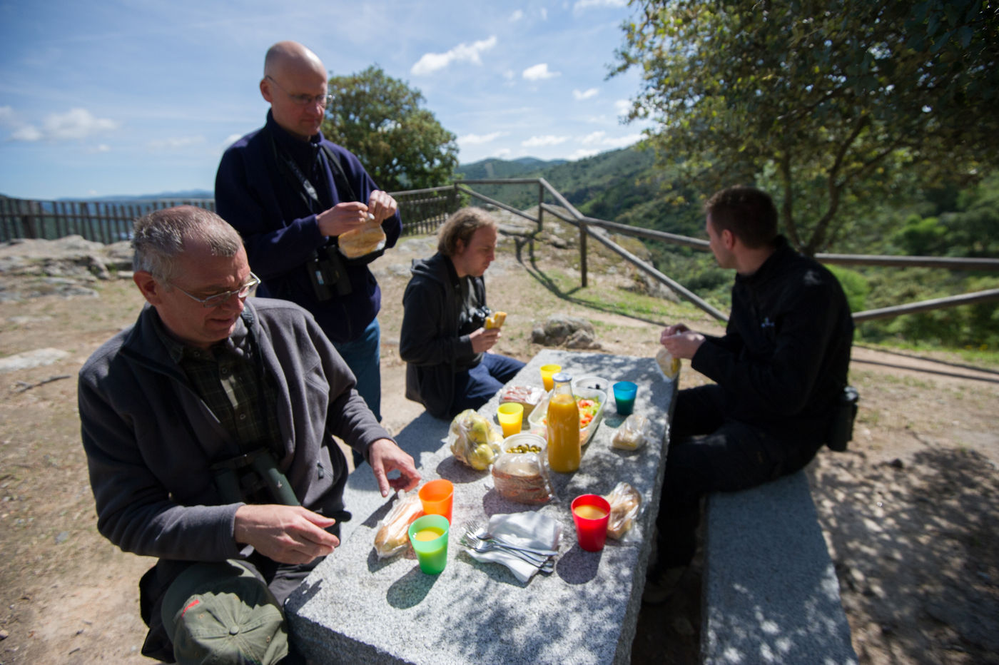 Een picknick met mooie waarnemingen van een Spaanse keizerarend. © David 'Billy' Herman