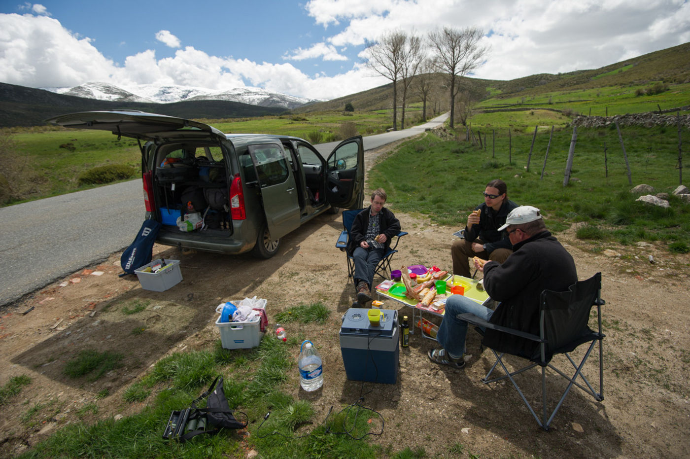 STARLINGreizenBlogberichten (64 van 1762) Picknick onderweg. © David 'Billy' Herman