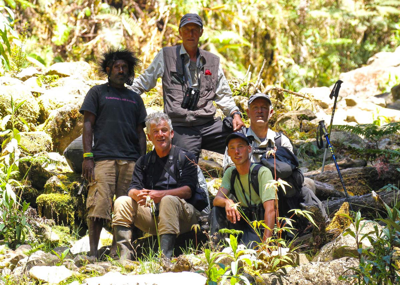 Het team in vol ornaat. © Geert Beckers