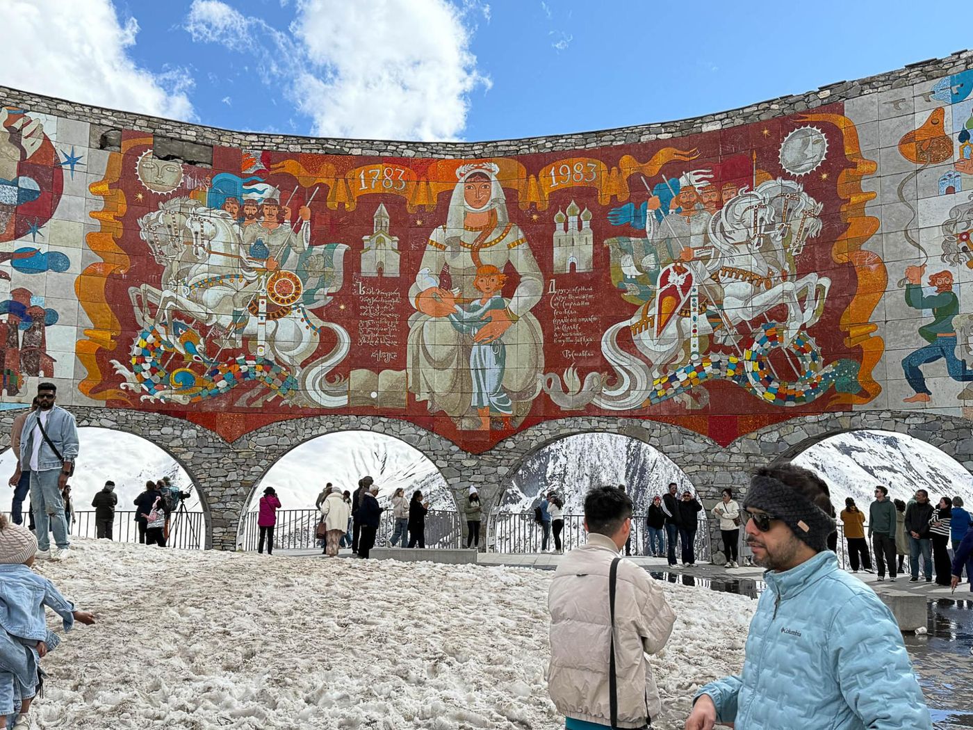 Binnenkant van het monument - let op de data. © Jan Heip