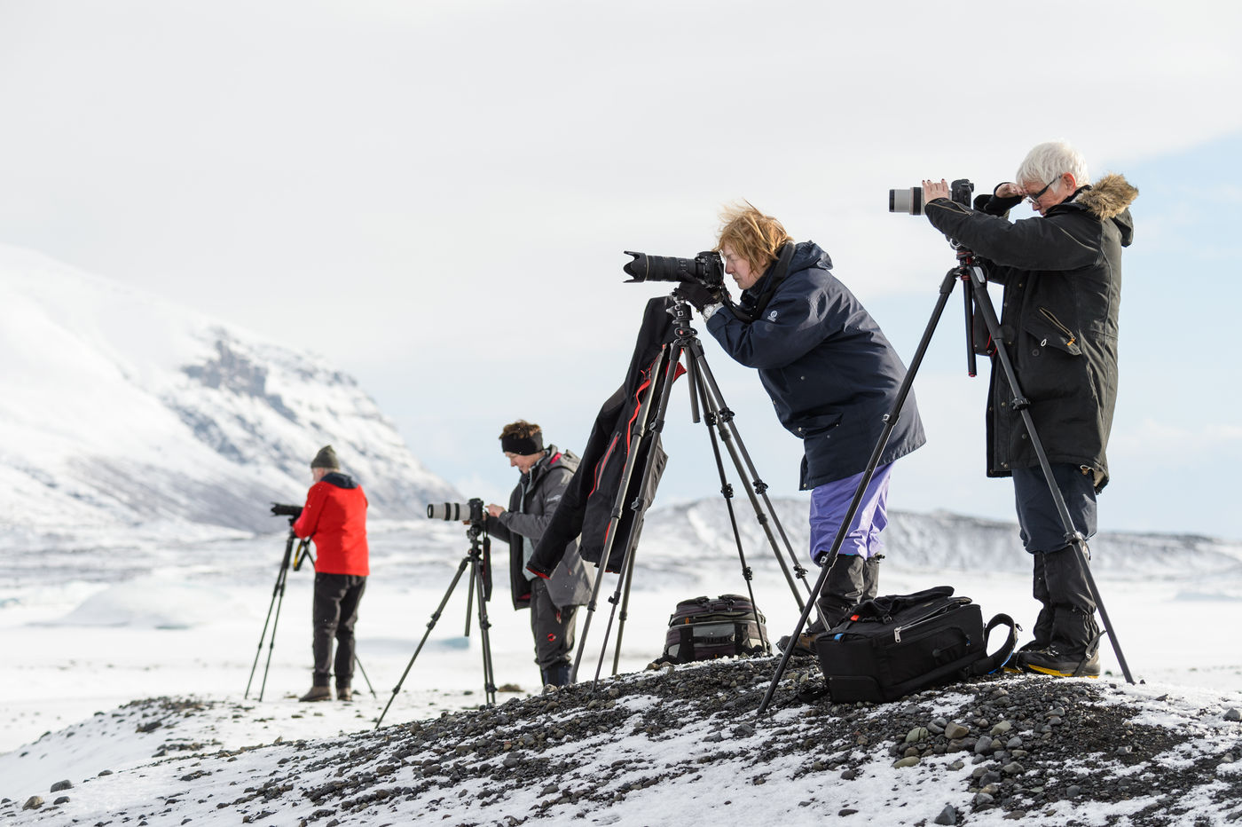 Fotografen in actie. © Bart Heirweg