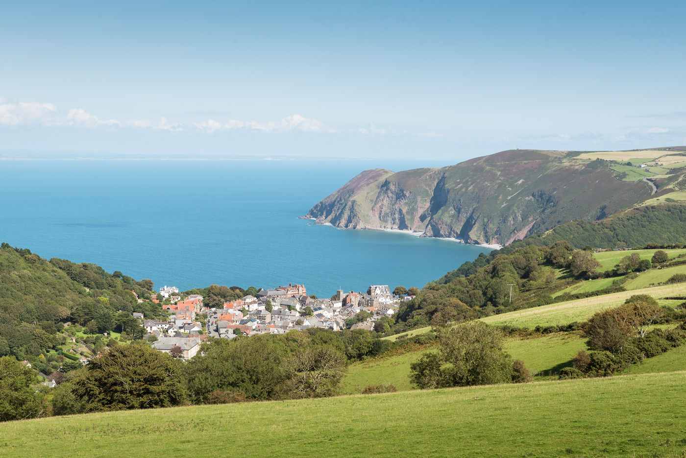 Vergezicht op Lynton. © Sandy Spaenhoven