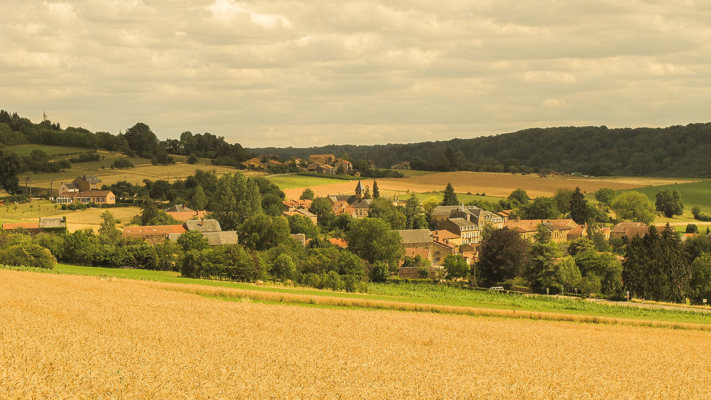 Kleinschalige landschapjes in de Gaume. © Billy Herman