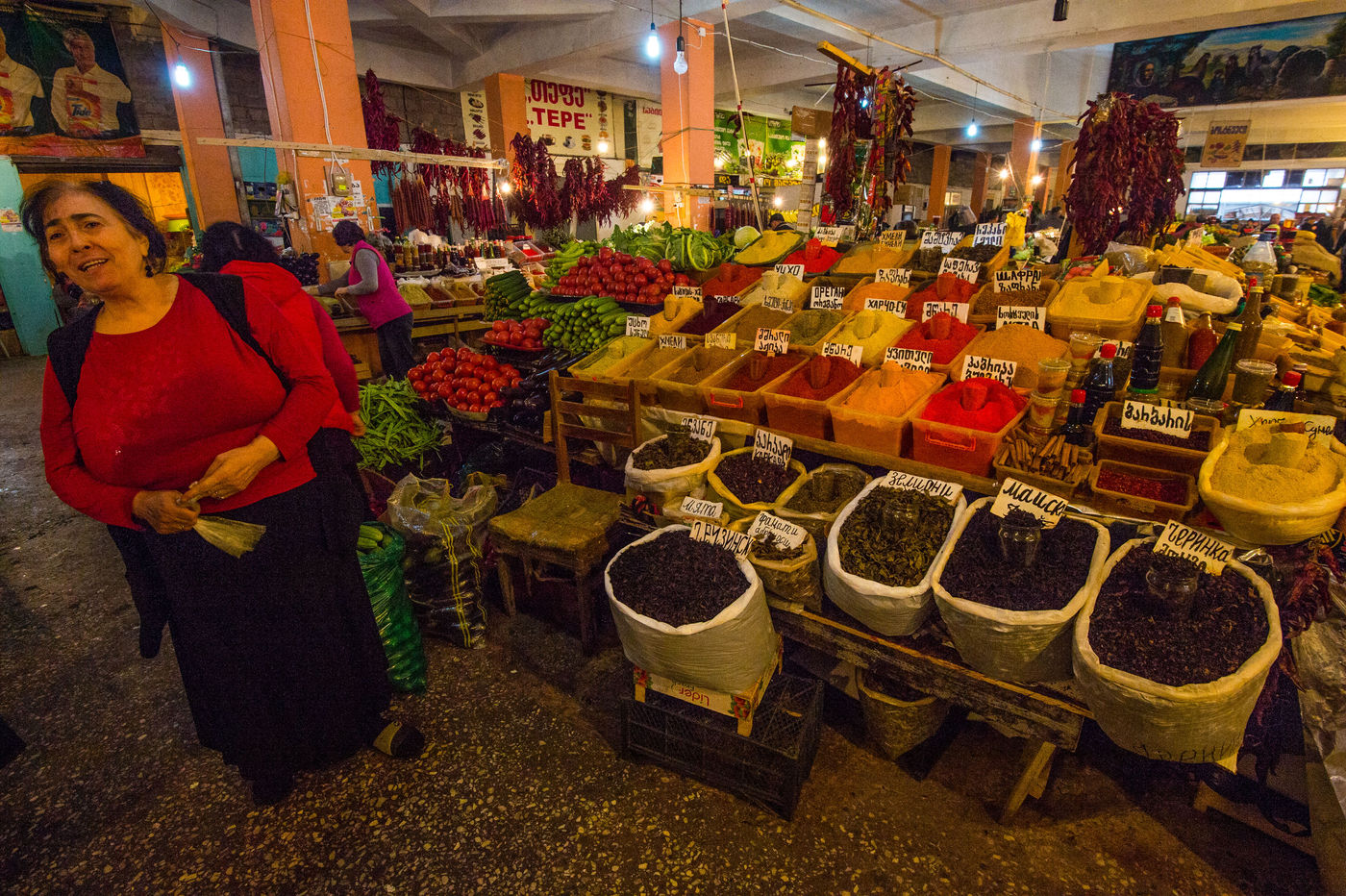 De lokale marktjes barsten van de geuren en smaken. © Billy Herman
