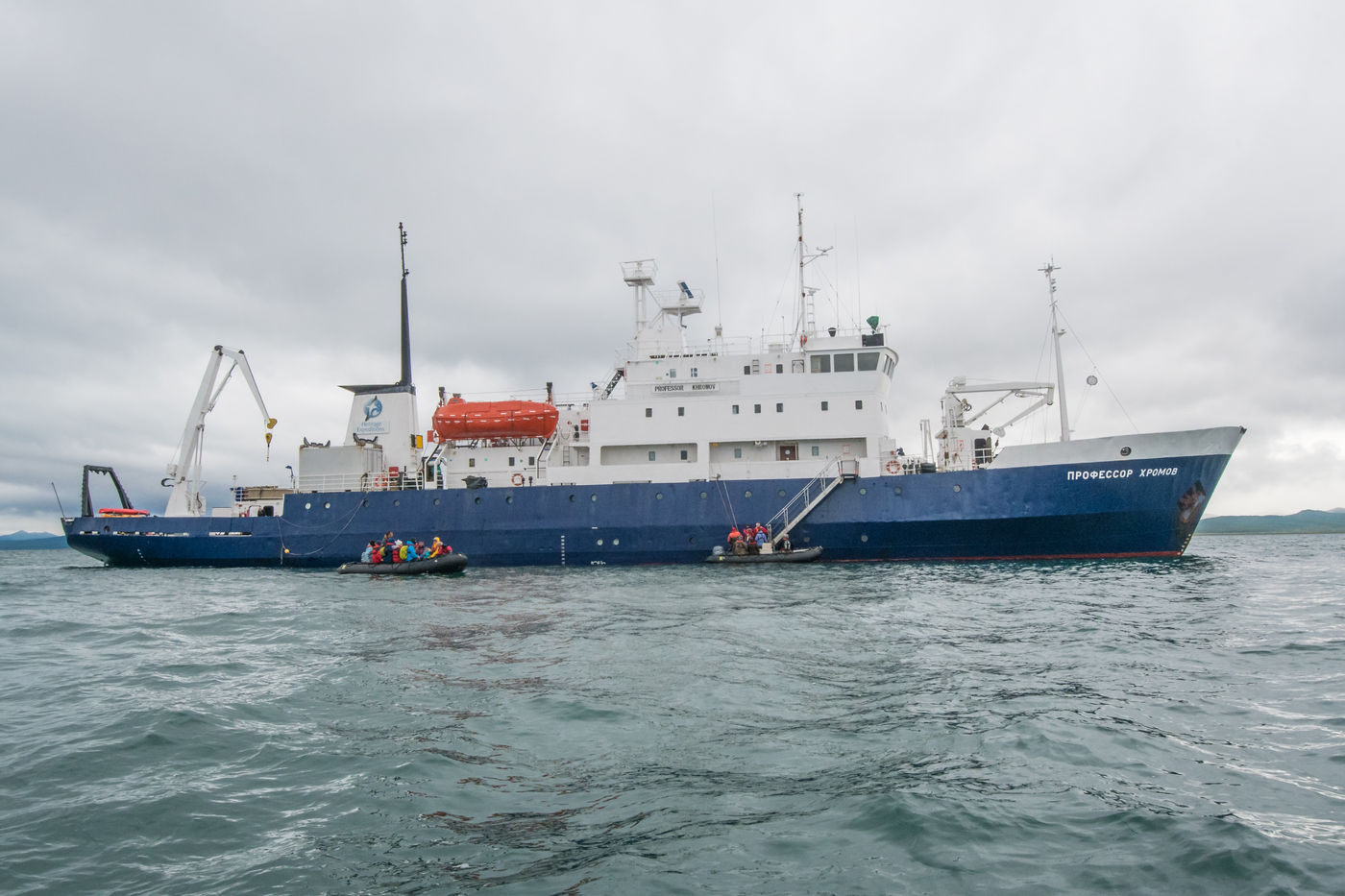 Vervolgens meren we terug aan op het schip. © Billy Herman