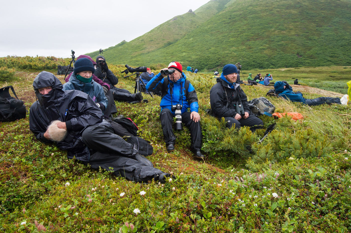 KamtchatkaBillyHerman (234 van 337) Tijdens het rondtrekken op de toendra moet er af en toe even uitgerust worden. © Billy Herman