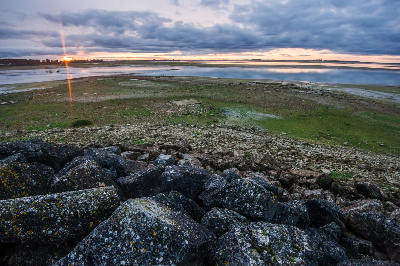 Zonsondergang aan Lac du Der. © Billy Herman