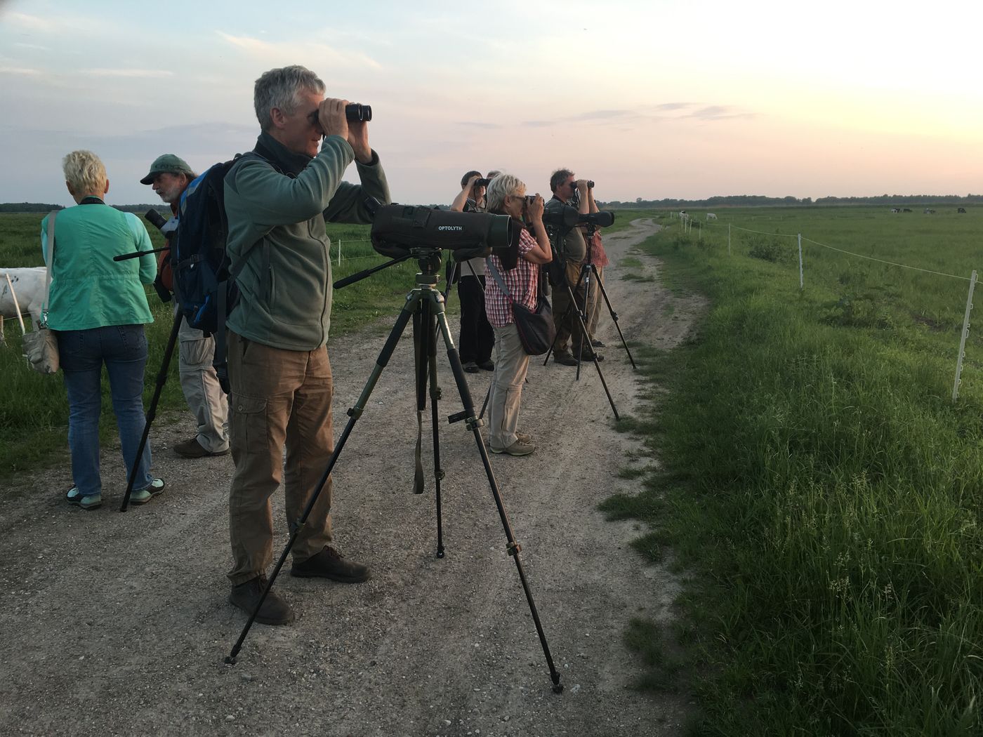 Notre groupe à la recherche des rapaces. © Voyages STARLING