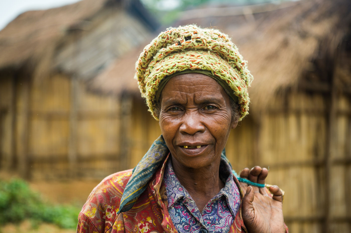 Portrait d'une habitante locale. © Billy Herman