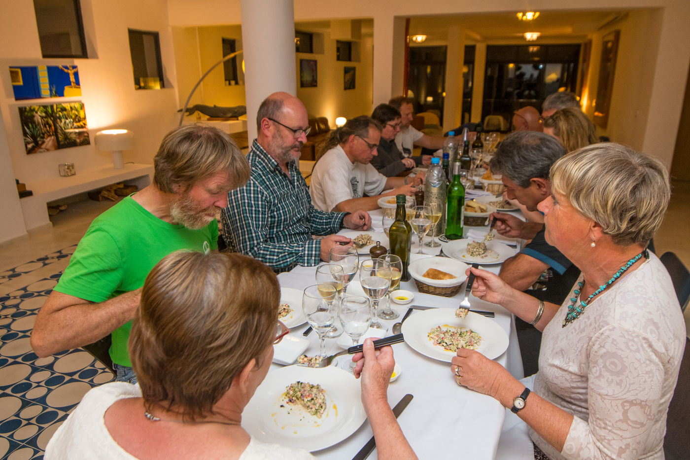 MarokkoBillyHerman (64 van 65) Gezellig tafelen na een lange maar vruchtbare dag. © Billy Herman