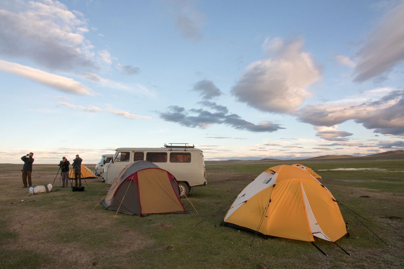 De accommodatie is intussen sterk verbeterd met grotere safaritenten. © Johannes Jansen