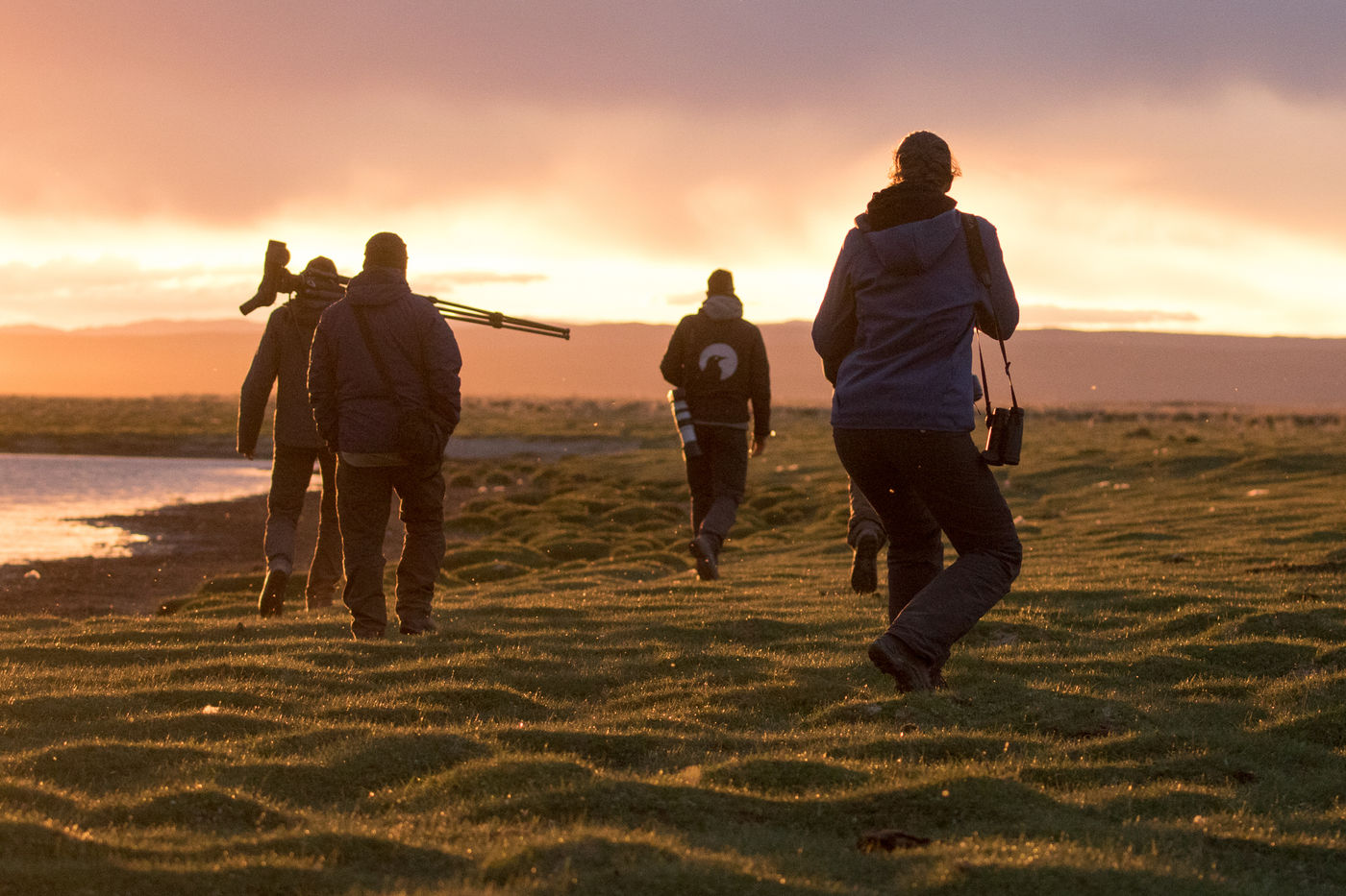 Birding in the last light of the day © Johannes Jansen