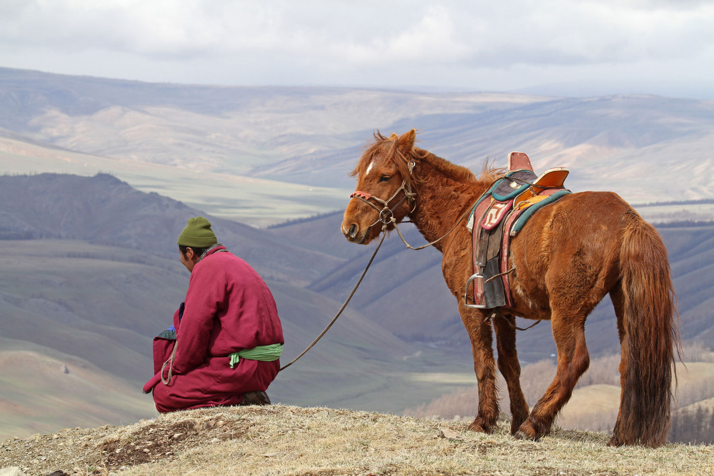 Paysages typiques de Mongolie © Maarten Jacobs