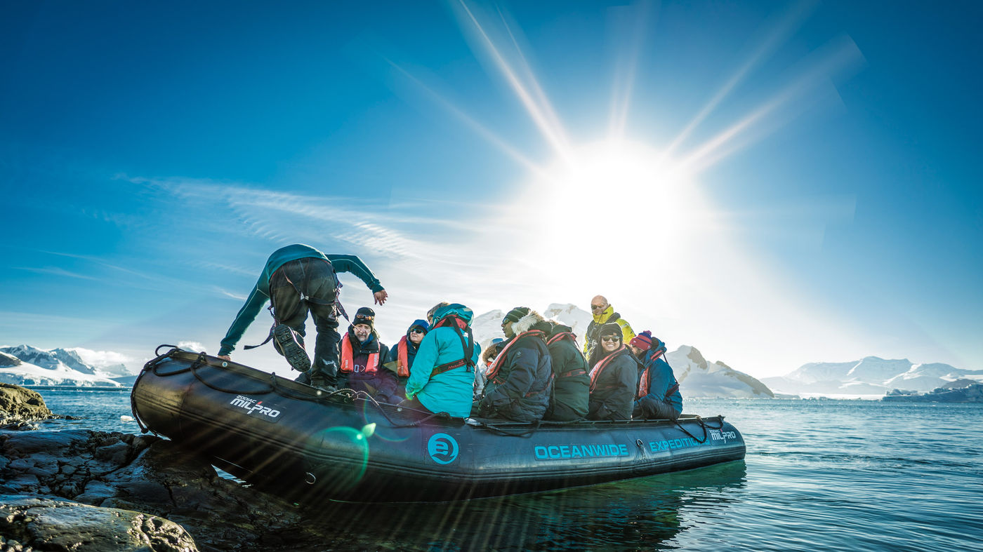 Nous débarquons à Brown Station, sur la péninsule Antarctique. © Oceanwide Expeditions