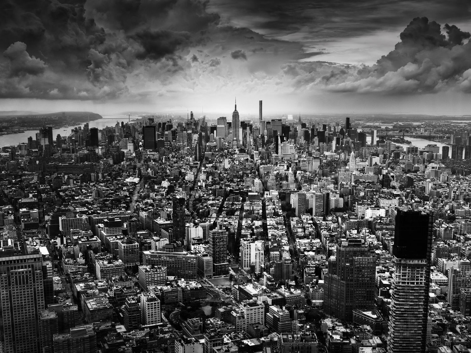 De skyline vanuit de lucht. © Thierry Vanhuysse