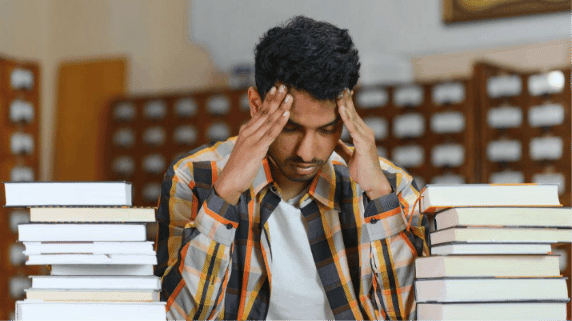 Student planning a study schedule