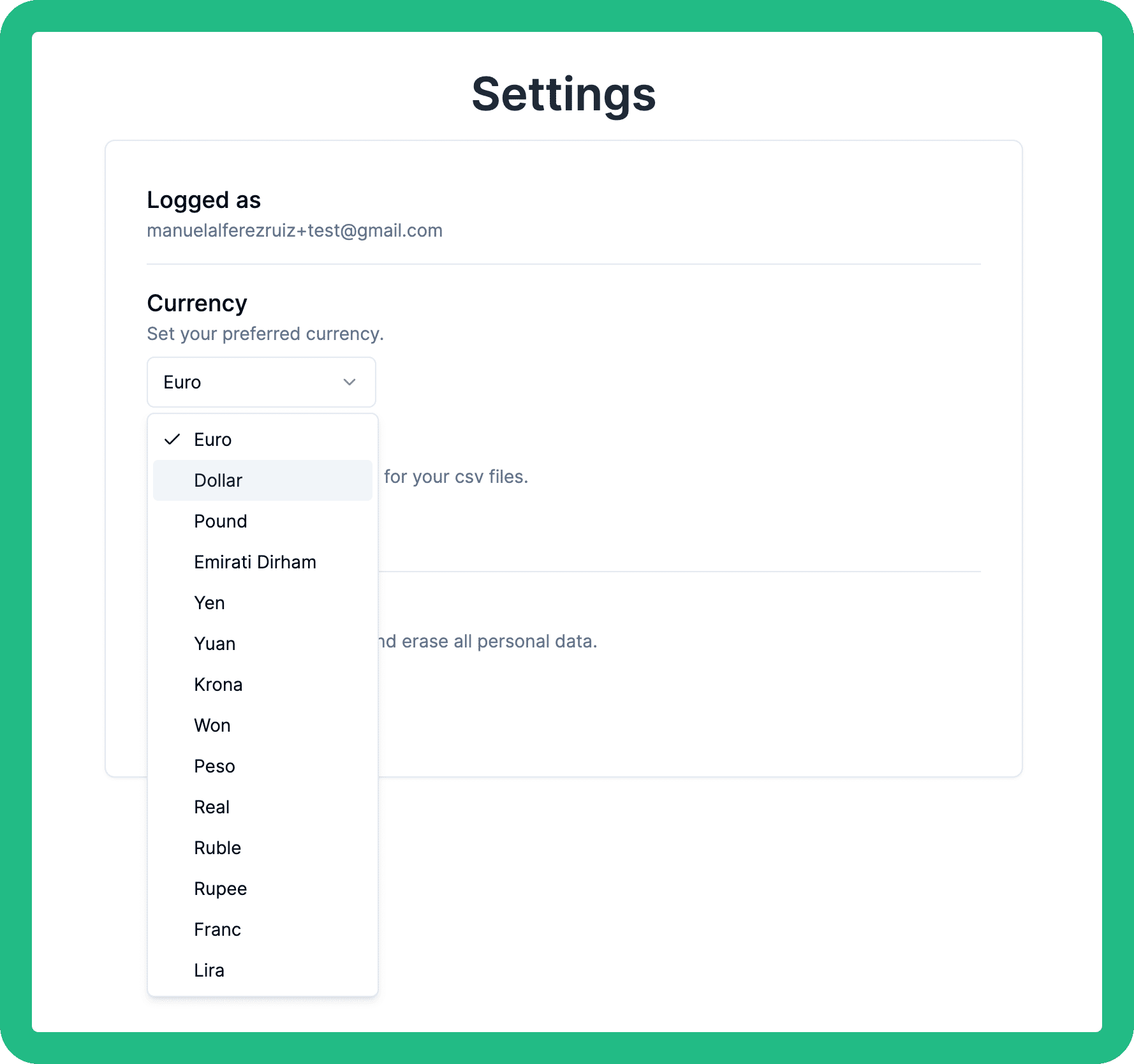 Multi-Currency Support