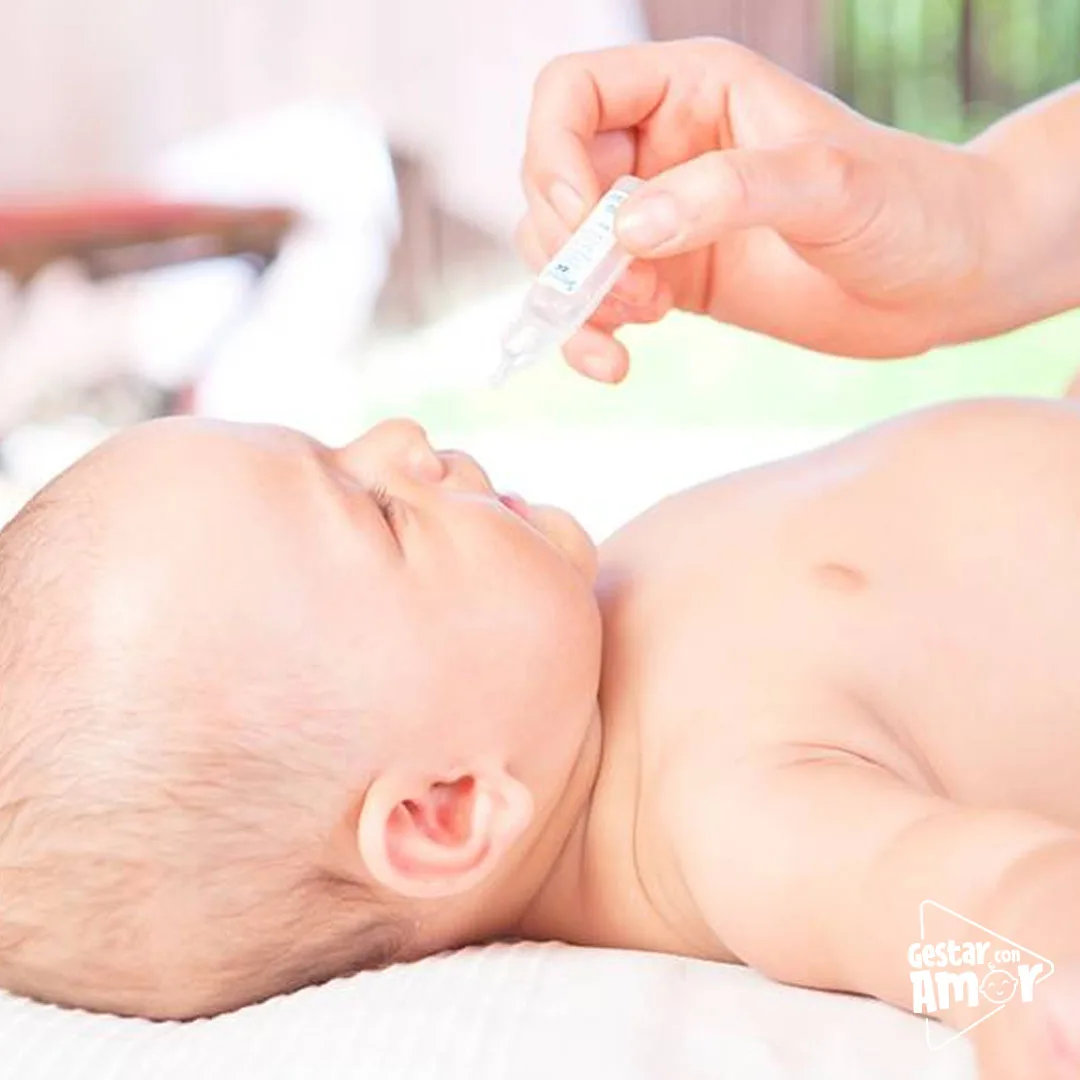 Cómo limpiar la nariz del bebé con solución salina o suero fisiológico