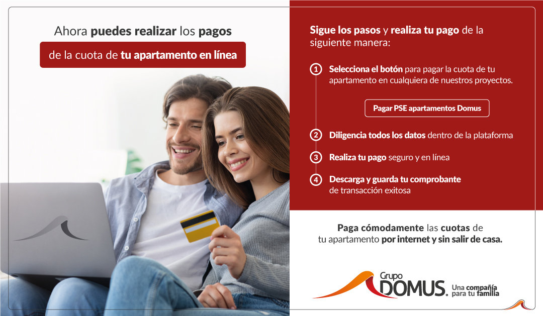Pagos en linea PSE - Grupo Domus