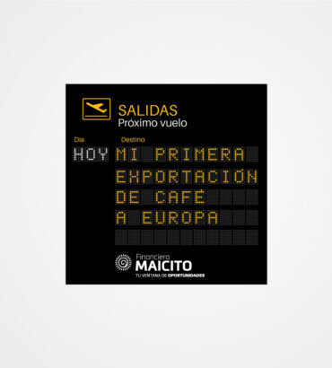 Exportando con Maicito- Valla publicitaria por Galanés Agencia de Comunicación