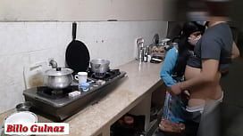 Desi indian stepsister has hard sex in kitchen, bhai ne bahan ki kitchen