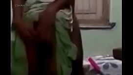 Desi with her saree lifted up and riding session video clip