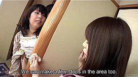 Subtitled Japanese risky sex with voluptuous m  in law