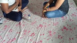Desi XXX Sex With Neighbor Newly Married Bhabhi After Truth and Dare Gam