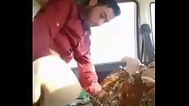 Indian couple fucking in car