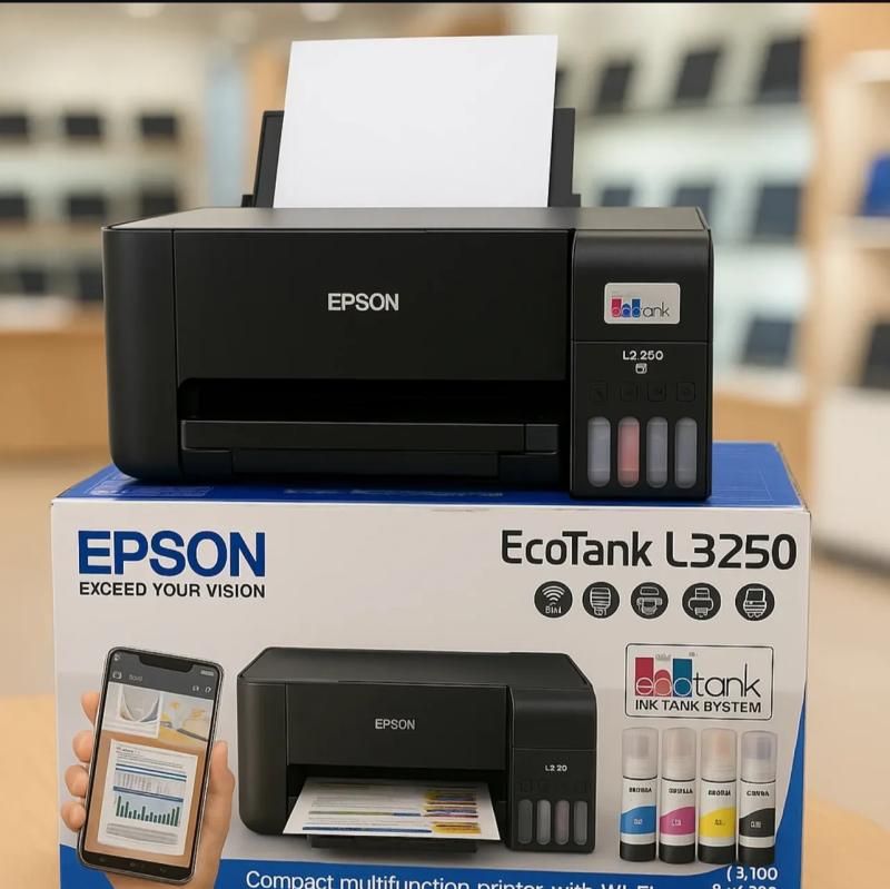 Impressora Multifuncional Epson Ecotank L3250 Tanque de Tinta Colorida USB Wi-Fi