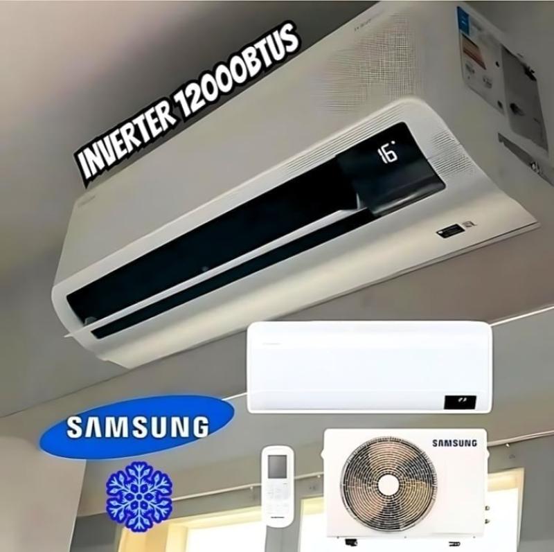 Samsung Ar-condicionado Split Inverter WindFree AI 12.000 BTUs Frio Sem Vento AR12DYFAAWKNAZ 220V