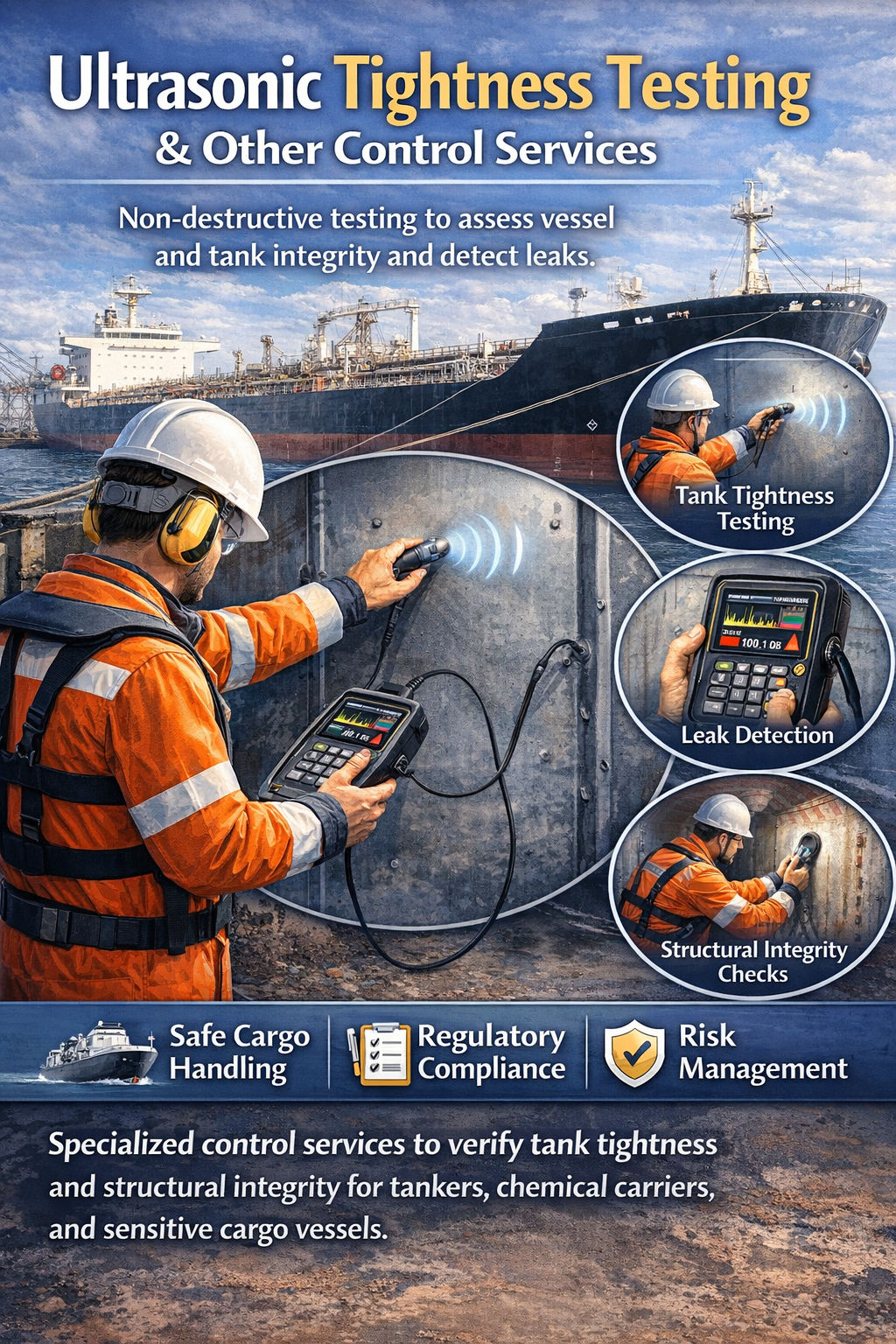 Ultrasonic Tightness Testing & Other Control Services