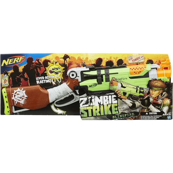 LANCA DARDO NERF ZOMBIE SLINGFIRE A8773 | Marina Presentes