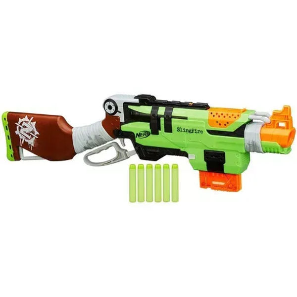 LANCA DARDO NERF ZOMBIE SLINGFIRE A8773 | Marina Presentes LANCA DARDO NERF ZOMBIE SLINGFIRE A8773 | Marina Presentes