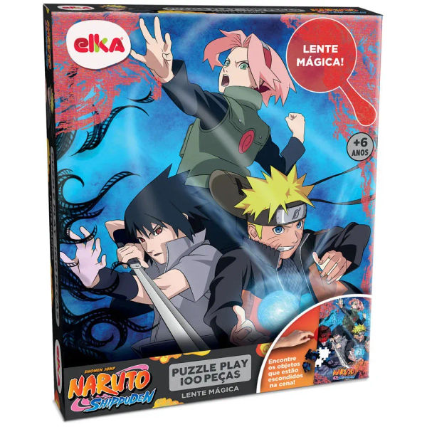 PUZZLE PLAY 100PCS LENTE MAG NARUTO SHIP 1192 | Marina Presentes