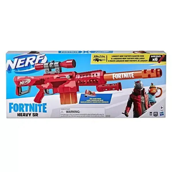 LANCA DARDOS NERF FORTINITE HEAVY SR F0929 | Marina Presentes