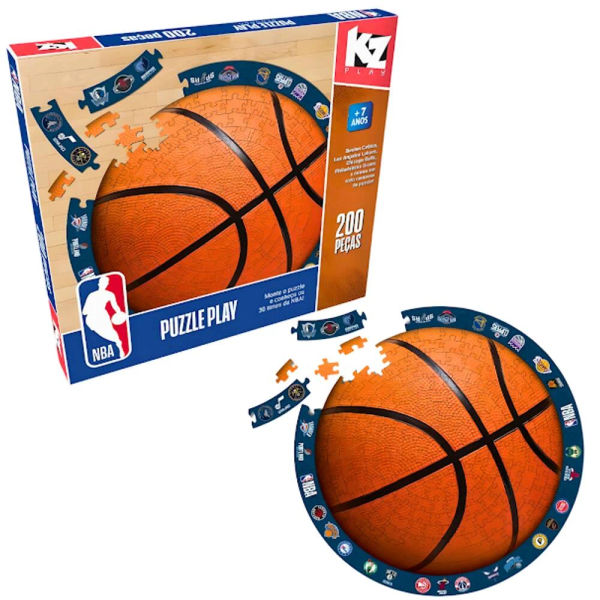 PUZZLE PLAY 200 PECAS - NBA 1258 | Marina Presentes
