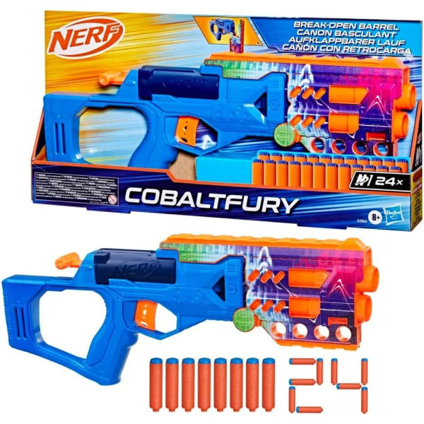 LANCA DARDOS NERF COBALTFURY G3245 | Marina Presentes