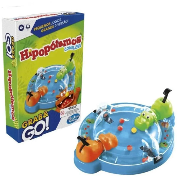 JOGO HIPOPOTAMOS COMILOES GRAB & GO F8255 | Marina Presentes