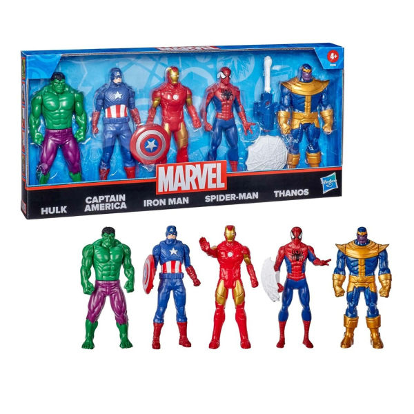MARVEL プレミアムフィギュア 5種類 14個セット まとめ売り 新品未開封 Conjunto Marvel Figura Básica com 5 | Marina Presentes