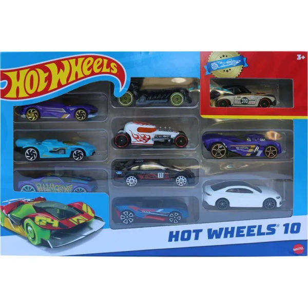 HW PACOTE 10 CARROS 54886 | Marina Presentes