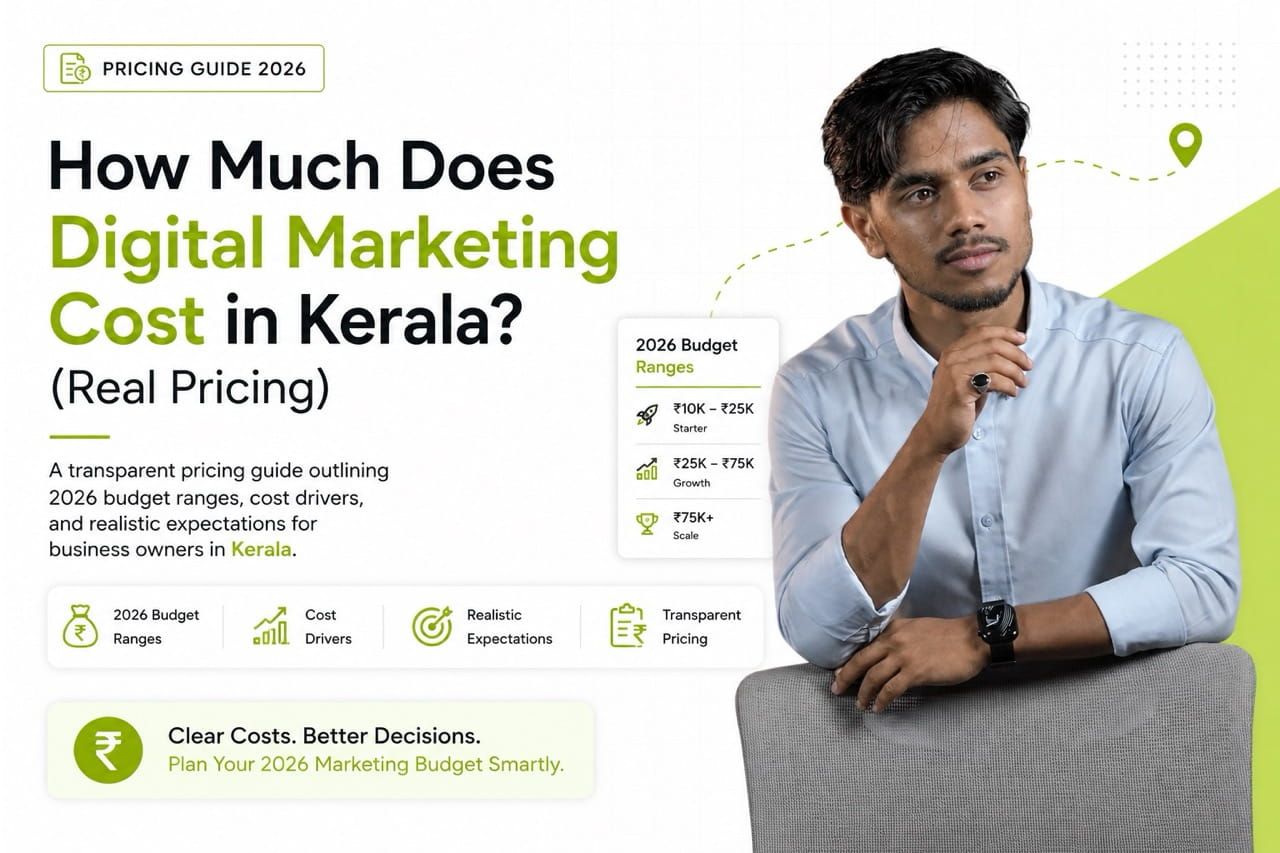 How Much Does Digital Marketing Cost in Kerala? (Real Pricing)