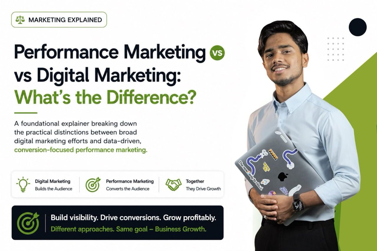 Performance Marketing vs Digital Marketing: What's the Difference?