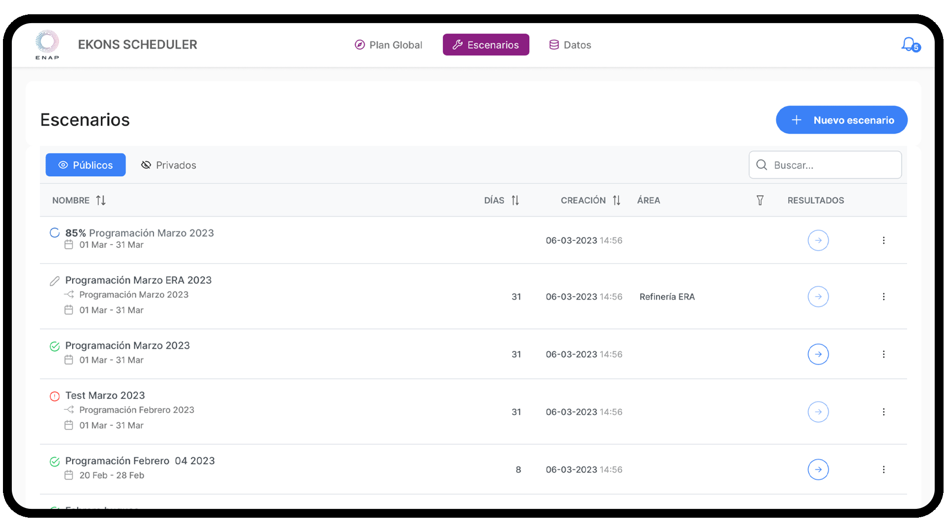Laptop con imagen de proyecto SaaS