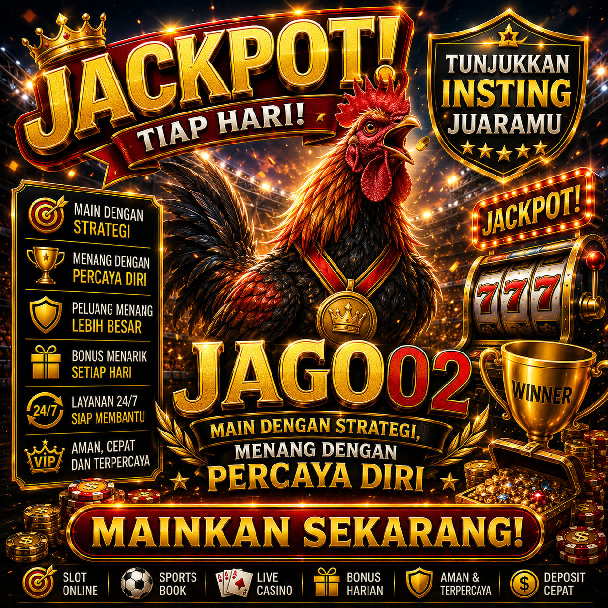 JAGO02 | Tunjukkan Insting Juaramu, Main dengan Strategi, Menang dengan Percaya Diri