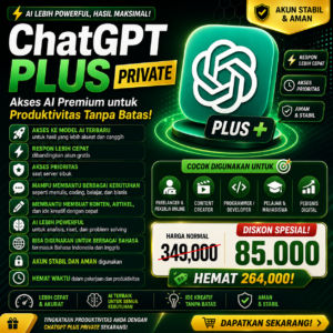 ChatGPT Plus - 1 Bulan